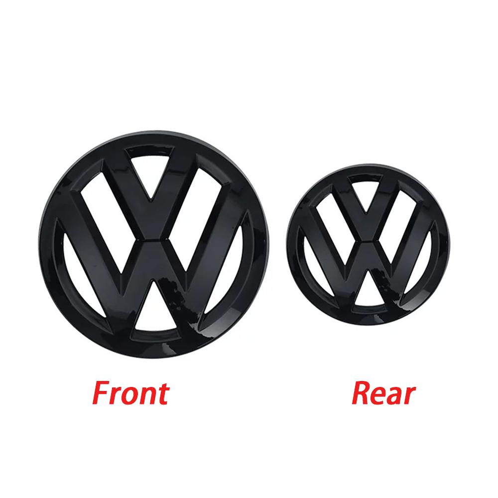 YKPSC1 Car Logo Front Grille Rear Trunk Decoration Sticker Accessories For Volkswagen GTI Golf Polo 6 7 Passat VW CC Tiguan T-ROC Jetta
