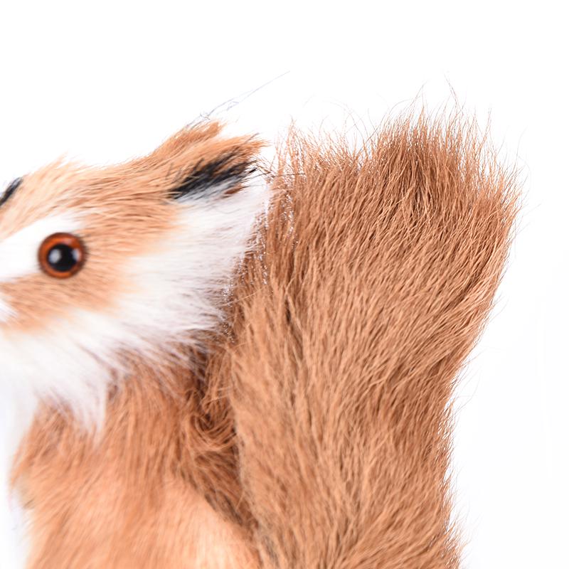 Моделирование Меха Белки Плюшевые Куклы Животных Игрушка Детский Подарок Домашний Декор