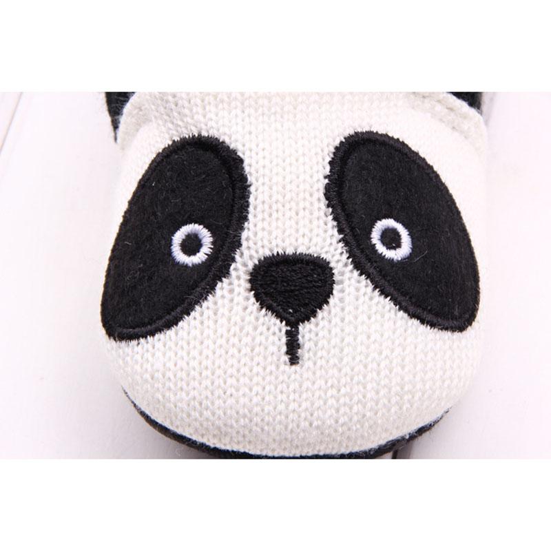 Новая вязаная хлопковая детская обувь с героями мультфильмов, очаровательные тапочки для малышей, вязаная обувь для кроватки для маленьких мальчиков и девочек