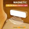 3W LED PIR Harakat Sensori Chiroq Simsiz USB Qayta Zaryadlanuvchi Magnit LED Tungi Chiroq Narvon Yoʻlagi Shkaf Bolani Parvarishlash Yotoqxona Chirogʻi
