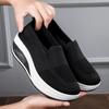 Women’s Black Running Sneakers Casual Red Sport Shoes Coffee Thick Sole Height Increase Platform Shoes Over Sized