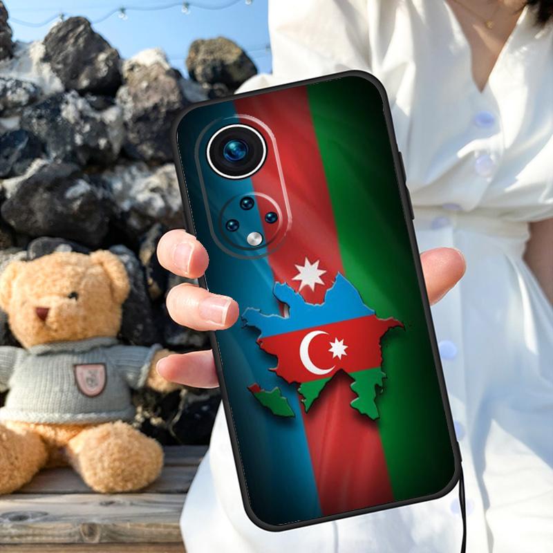 Azerbaijan Flag Phone Case For Honor 90 Lite 50 70 Magic 5 6 Pro X6 X7 X8 X9 X6a X7a X8a X9a X9b X8b Cover
