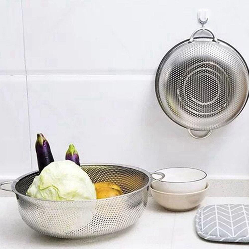 Mesh Colander Basket Drain Basket Kitchen Tool Accessories Fruit Rice Vegetable Washing Basket
