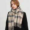 Warm Cashmere Blanket Women Travel Winter Scarf Fashion Plaid Pashmina Thick Shawl Wraps with Tassel Casual Bufanda Poncho New