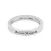 Maison Margiela Sm1uq0080 Sv0158 951 Серебряное кольцо с гравировкой логотипа 3 мм