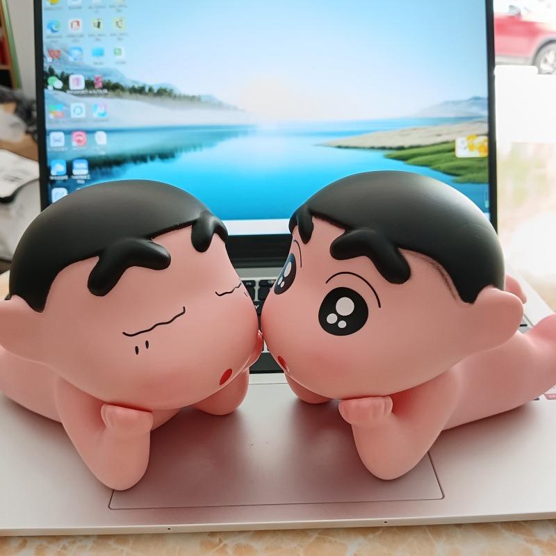 1 шт., подставка для мобильного телефона Crayon Shin-Chan, настольный держатель для телефона, милый мультяшный планшет, украшение для дома, игрушки