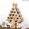 Christmas Advent Calendar Wooden Christmas Tree Bottle Holder Beer Rack Christmas Countdown Christmas Tree Wine Bottle Rack