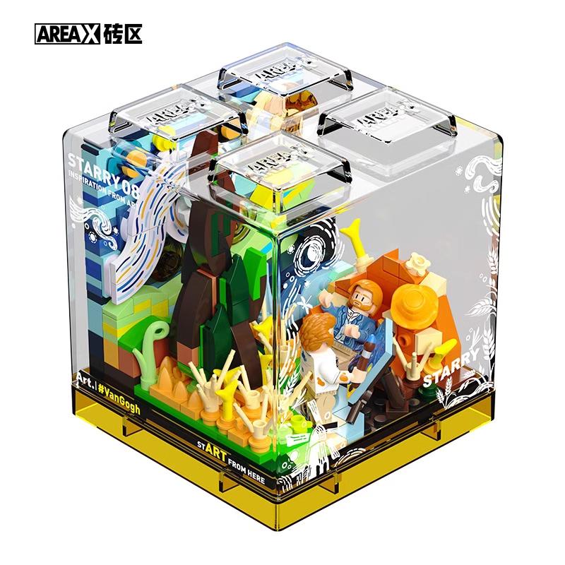 Areax Artist Series Box Building Blocks Animation Collection Fashion Game Assembly Model Removable Decoration Toy Gifts