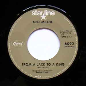 7inch Record NED MILLER From A Jack To A King Do What You 6092 Starline 1972 US Rock Used