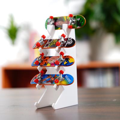 Подставка для демонстрации фингерборда 3D-печатный пластиковый держатель для хранения на рабочий стол, в спальню, бар, гостиную, органайзер для фингерборда