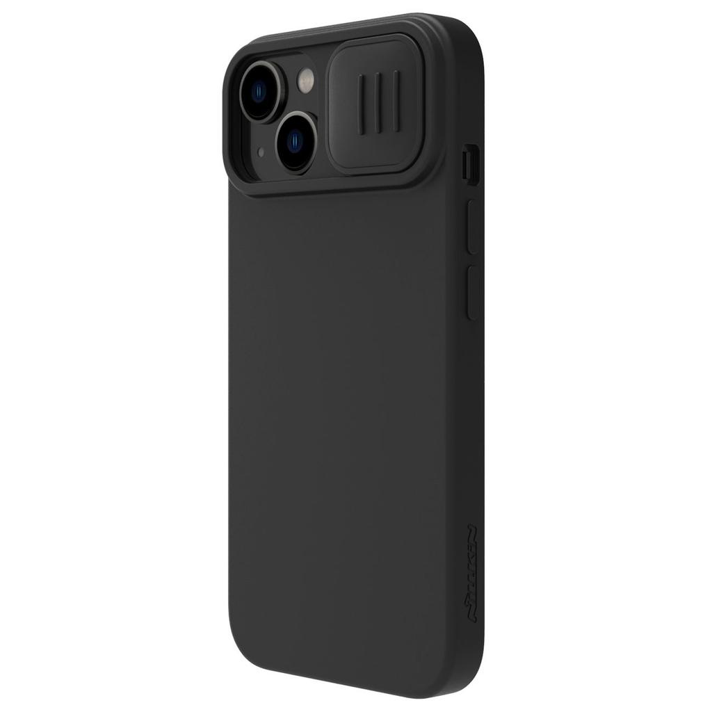 Nillkin CamShield Black Silicone Case with Camera Cover for iPhone 14 Plus