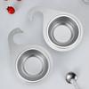 1/2 PCS Stainless Steel Colander Drain Basket Dry Wet Separation Sink Drain Strainer Basket Drain Rack for Filter Kitchen Waste