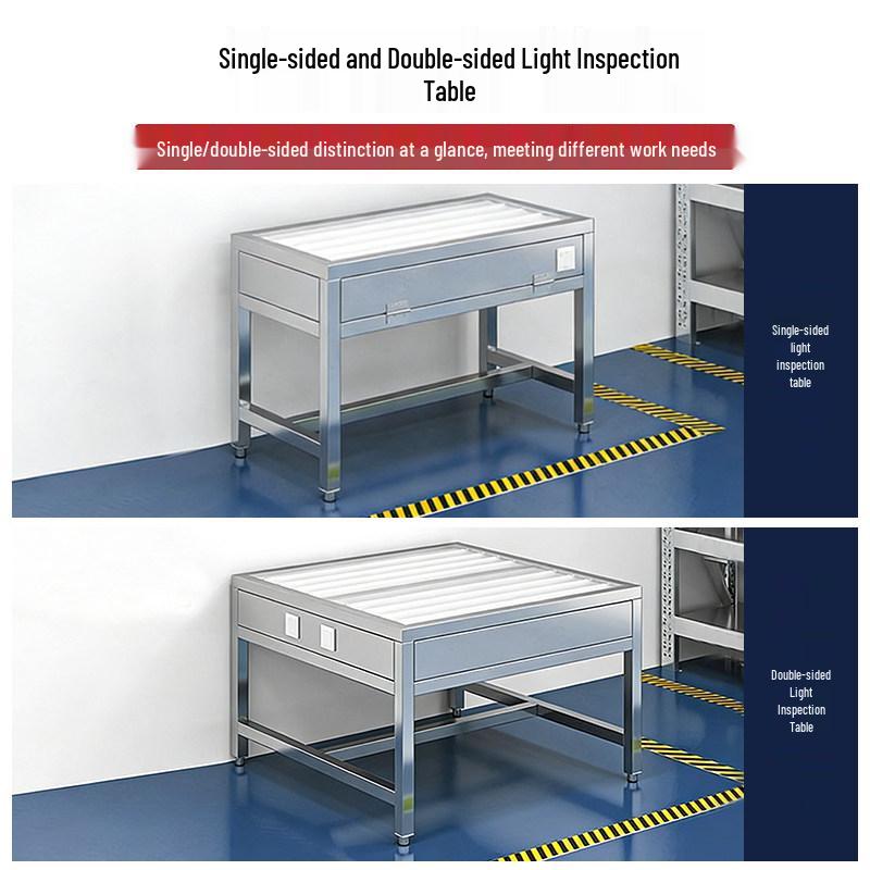 Stainless Steel Workshop Inspection Table & Composite Workbench Desk