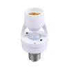 E27 Motion Sensor Lamp Holder LED Light Bulb Socket Adapter PIR E27 Lamp Base for Stair Garage