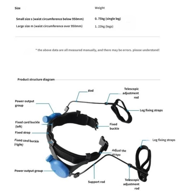 Экзоскелет для гемиплегии после инсульта, для нижних конечностей, подъем ноги, ходунки, помощь при ходьбе, реабилитационное тренировочное оборудование для пожилых