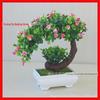 Small Potted Green Plant: Artificial Bonsai for Home Decoration
