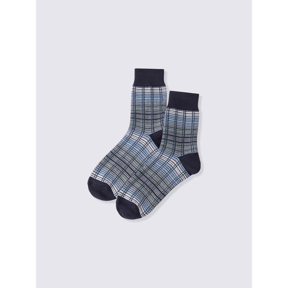 GU by Uniqlo Теплые носки до щиколотки в клетку