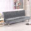 Solid Color Plush Sofa Cover Without Armrest Sofa Bed Cover All Inclusive Folding Sofa Cover Sofa Towel Couch Cover 1pc