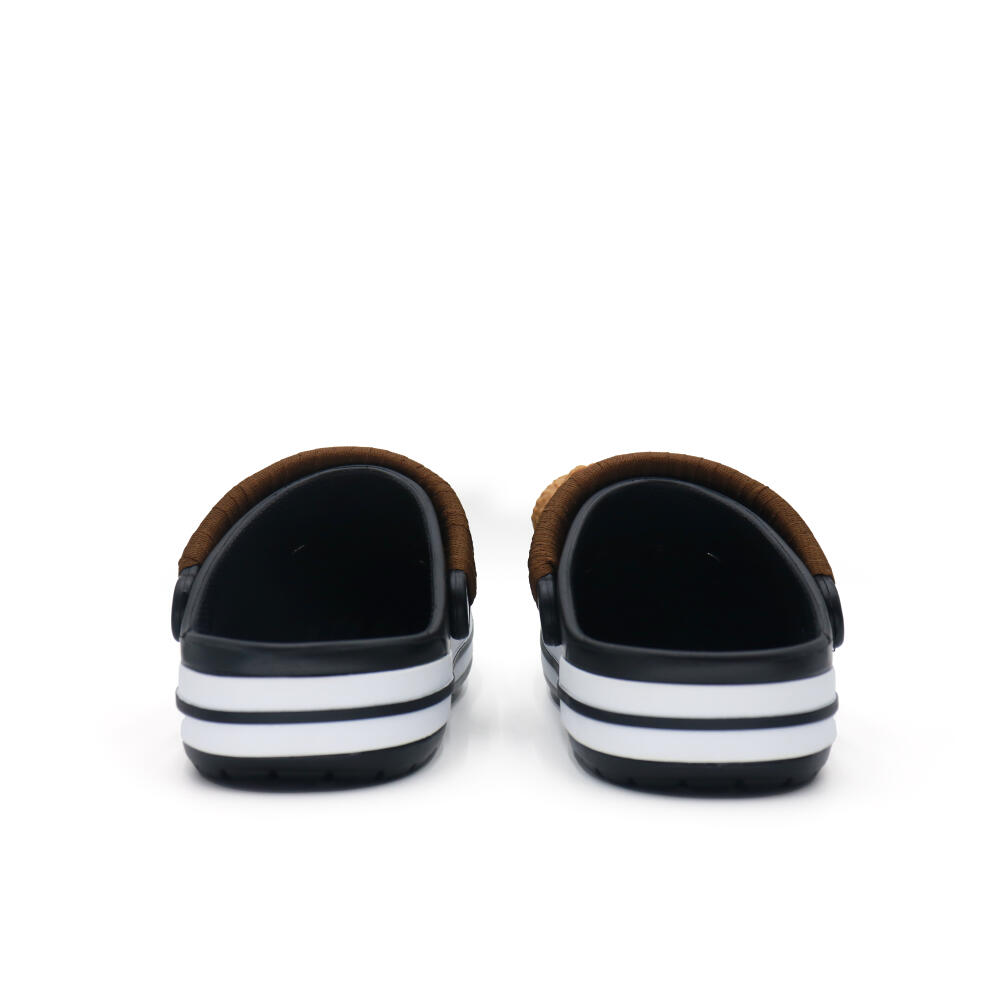 Crocs Bayaband EVA GREAT WALK Xiongtu Кофейная ткань Vibe Стиль Удобные и Универсальные Дырявые Туфли Унисекс Одинаковые Черные.