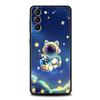 Милый чехол для телефона с мультяшным астронавтом для Samsung Galaxy S23 Ultra S22 S21 S20 FE 5G S10 S10E S9 S8 Plus Note 20 Мягкий силиконовый чехол