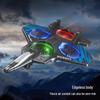 A1 Remote Control Foam Airplane with Colorful Lights & 360° Rolling Stunt Capabilities