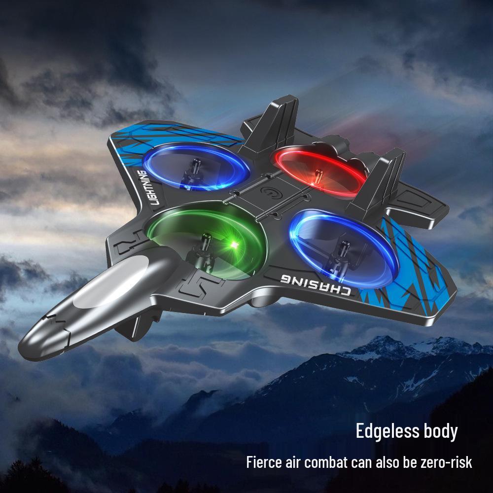 A1 Remote Control Foam Airplane with Colorful Lights & 360° Rolling Stunt Capabilities