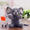 Cute Gray Elephant Plush Toy Doll Claw Machine Push Gift Children's Bag Pendant