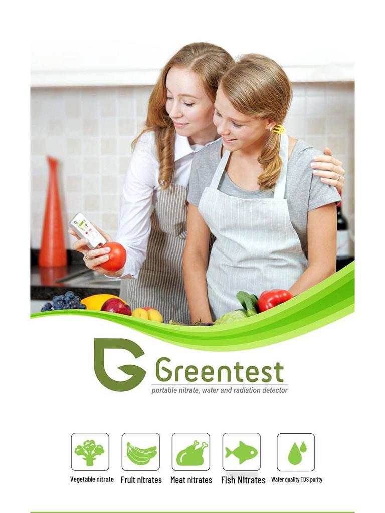 Портативный нитратомер GreenTest 1 для фруктов и овощей с емкостным экраном