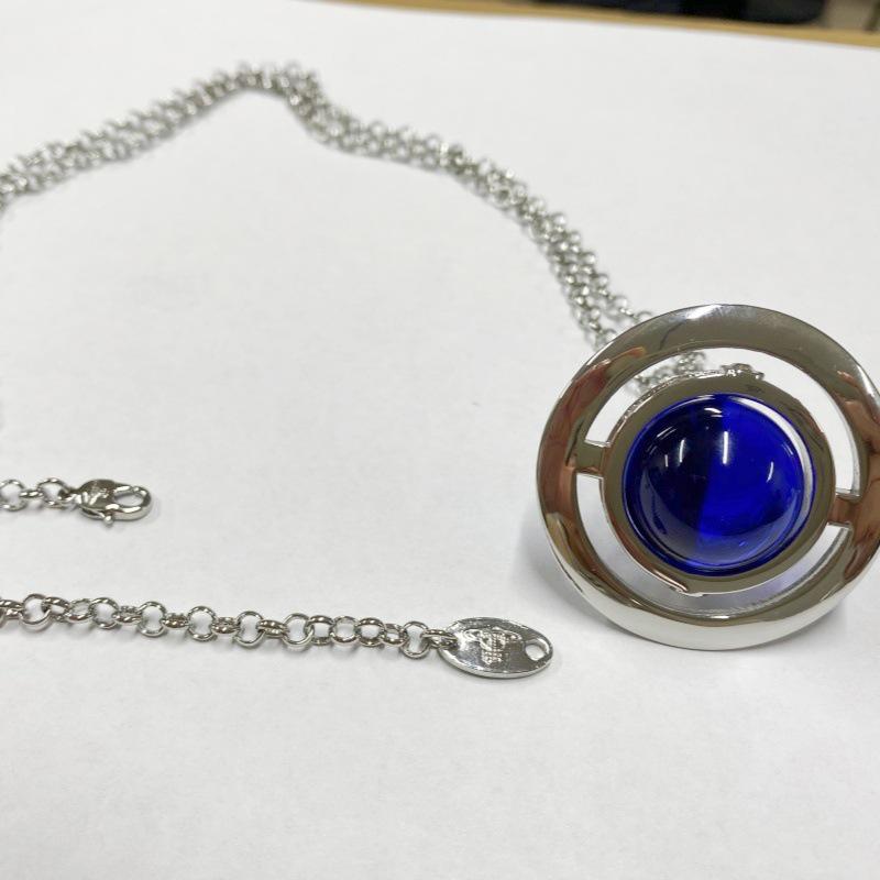 Большой Сверкающий Цирконий Трехмерный Шарообразный Кулон на Шею