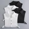 Fashion Fake Collared Shirt Lace False Collar Woman Vintage Detachable White Collar For Sweater Blouse Half Shirt Accessories