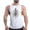 Four Seasons Adult Men'S Fitness Outdoor Crew Neck Vest Spades A Pattern 2d Printed Breathable Quick Drying Sleeveless Shirt