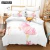 3D-печатный комплект постельного белья с изображением балерины, пододеяльник с наволочкой, двуспальная односпальная кровать, 3D-печатный аниме-комплект My Dress-U