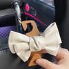 Крючки для автомобиля с бантом, симпатичный крючок для спинки сиденья автомобиля с бантом, прочный кошелек с бантом