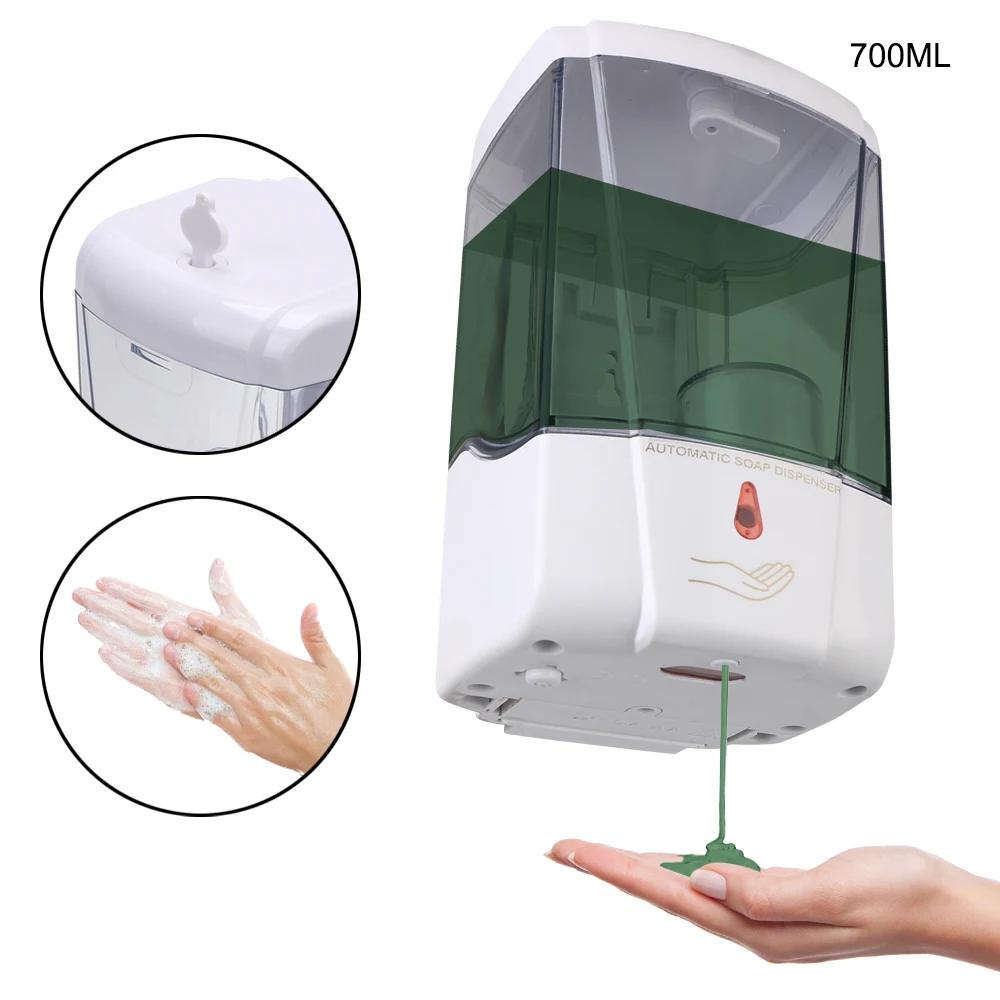 700 мл для кухни, ванной комнаты, бесконтактный дозатор лосьона, бесконтактный настенный автоматический ИК-датчик для мыла