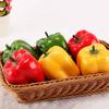 3PCS Realistic Artificial Imitated Peppers Vegetables Decor Restaurants Props