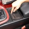 Для Jaguar F-TYPE 2013-2026 Мягкий Карбон Панель Крышки Ящика для Хранения Центральной Консоли Автомобиля Наклейка Аксессуары для Интерьера Автомобиля