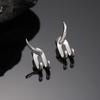 2023 New Punk Earring for Men Detachable Dual Purpose Stud Earring Prong Ear Charms Fashion Mens Jewellery Pendientes