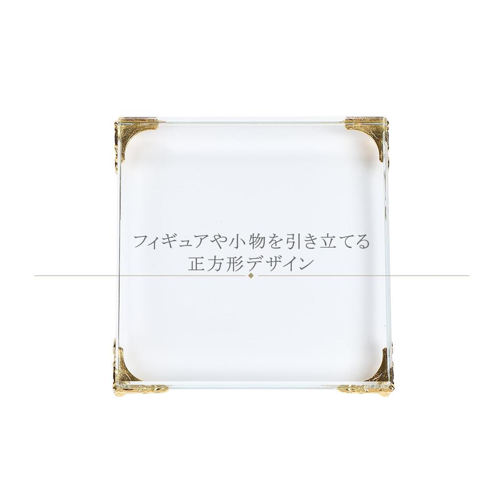 Мини-кристаллическая подставка для дисплея, настольная подставка для маленьких предметов, украшение интерьера (94мм x 94мм)