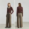 LILY retro handsome straight leg pants wide leg pants