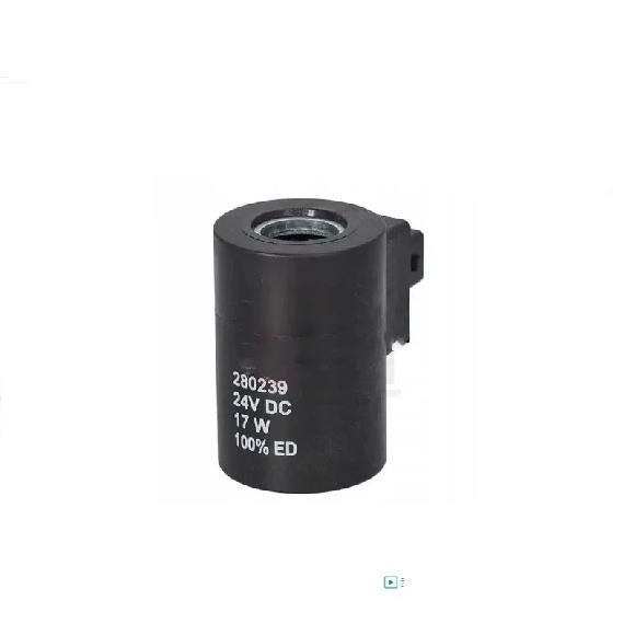 Excavator 24V 280239 10333044 17W Coil 16mm *53.5mm Solenoid Valve For Liebherr