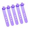 5PCS Reusable Cable Organizer Earphone Clip Charger Cord Management 3 Hole Line Storge Holder Line Bobbin Winder Straps