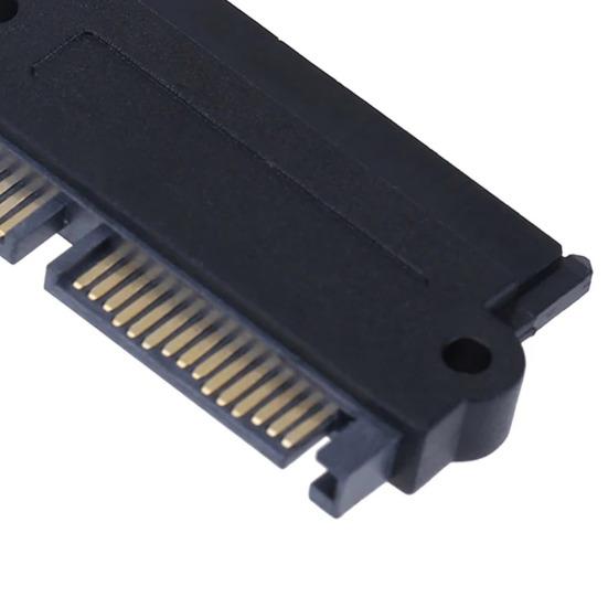 SFF-8482 Hard Disk Drive Adapter SAS To 22Pin SATA 180-Degree Angle 5Gbps HDD Converter Connector Straight