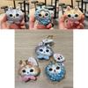 Cartoon Cat Plush Keychain With Pp Cotton Filling For Backpack Decor And Gift For Kids