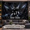 Wall Hanging Tapestry Custom NameThe Cure Pattern Personalized Printed Fabric Wall Decor
