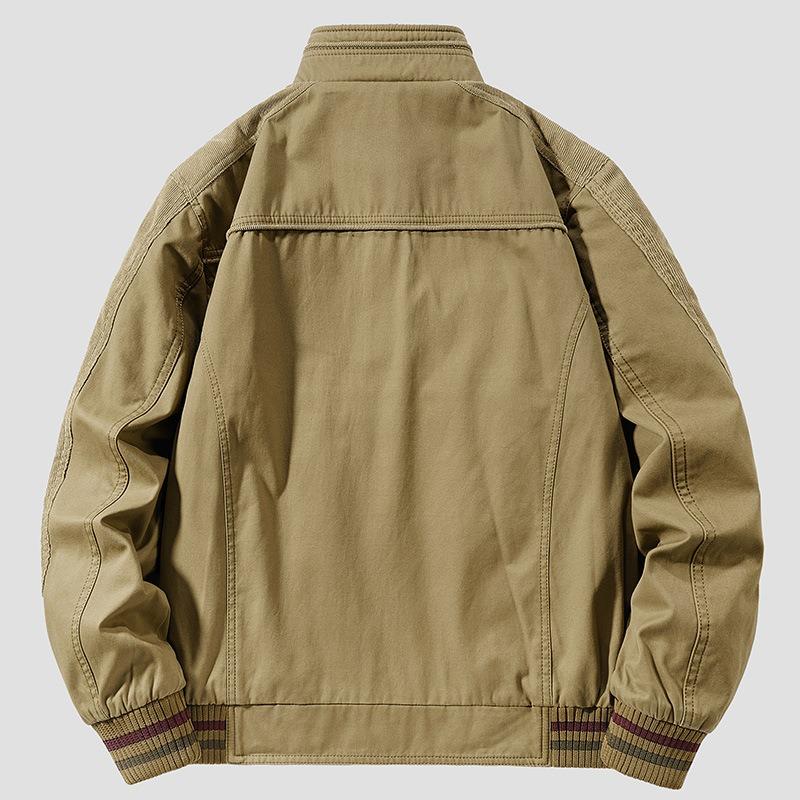 Spring Autumn Jacket Stand Collar Slim Men Fashion Casual Warm Jacket Coat Large Size 5XL Outwear Men
