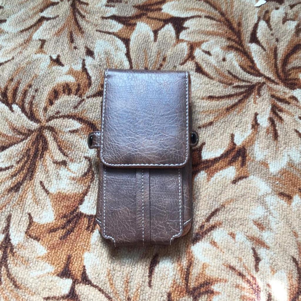 Наружный крючок, кожаный кошелек для карт, чехол для телефона, мужская подвесная поясная сумка, поясная сумка для инструментов для iPhone 12 Pro Samsung Huawei Xiaomi Redmi, зажим для ремня, чехол-кобура