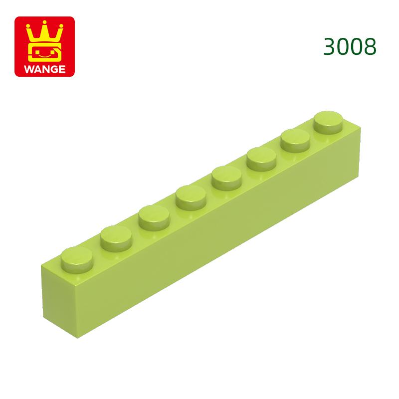 Нетоксичный 33 шт./лот 3008 1x8 Строительный блок с высоким отверстием Moc Базовые классические детали Кирпичные аксессуары Совместимы с DIY Детские игрушки Подарочная коробка