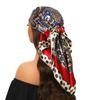 Head Scarf Women Luxury Brand Square 90*90cm Silk Foulard Satin Bandana Cheveux Soft Neckerchief Hijab Hair Scarves For Ladies