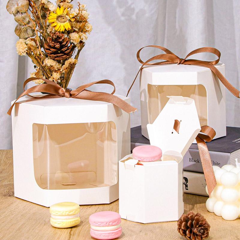 Подарочные коробки из крафт-картона с окошком Коробка для домашнего мыла Коробка для ювелирных изделий Конфет Упаковка Шоколада Подарочные коробки для свадьбы Дня Рождения