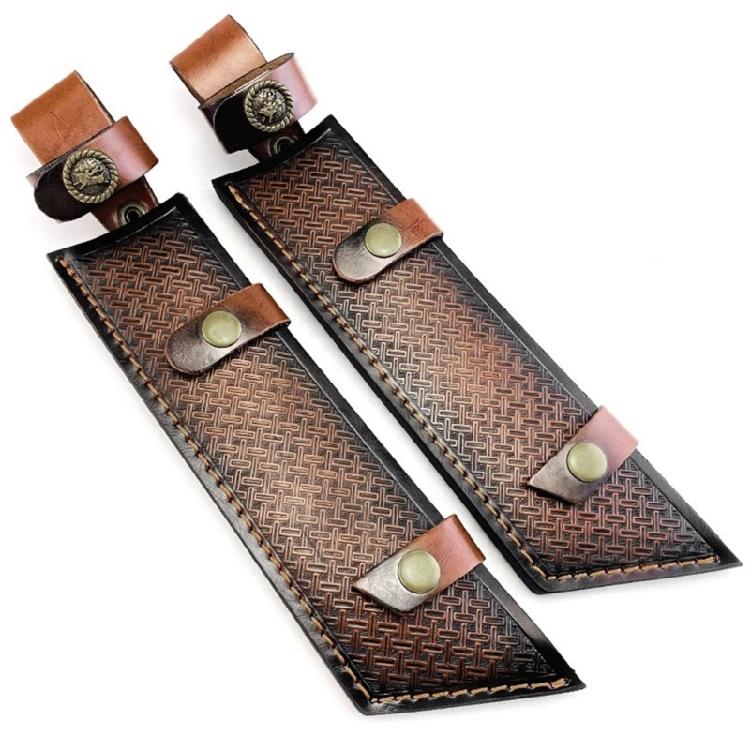 Кемпинг Ручная работа Кожаный Чехол-ножны для Ножа-резака Чехол для Тактического Резака Надежное Крепление на Ремень Крючок Туристический Необходимый